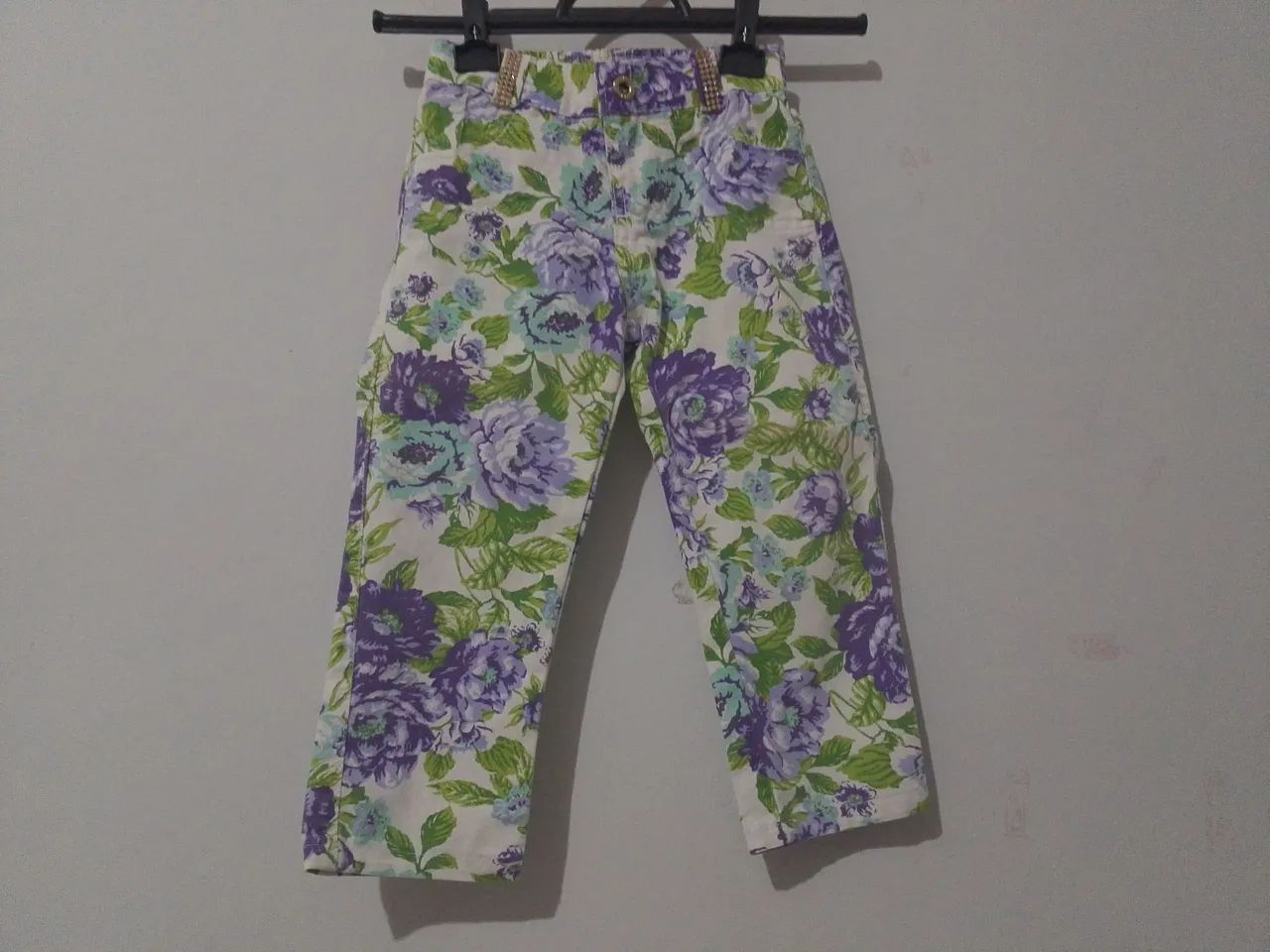 Conjunto blusa e calça jeans infantil menina  - Foto 3
