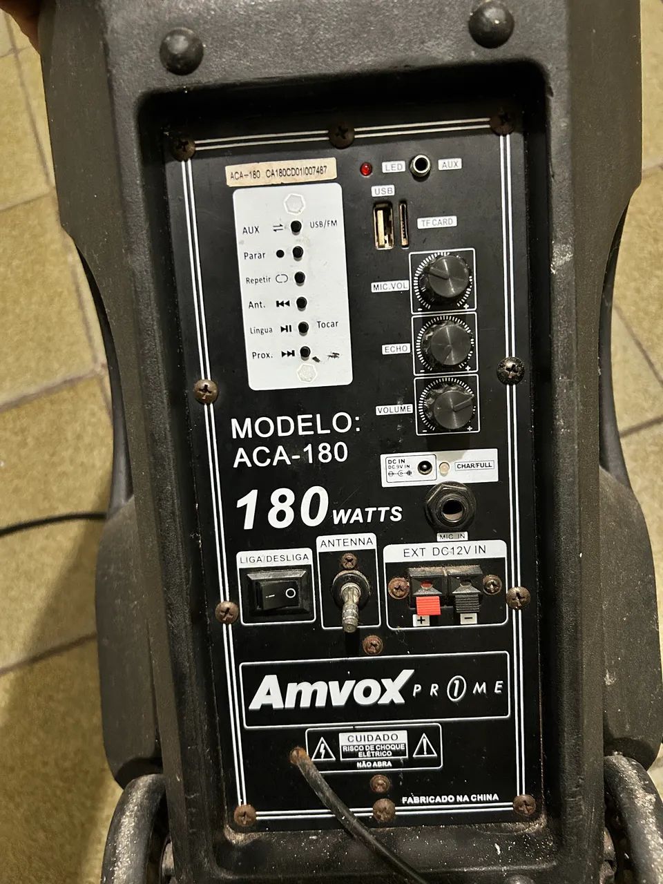 Caixas de som 