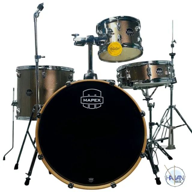 Bateria MAPEX NEW VÊNUS Copper Metallic - NOVA, com Ferragens