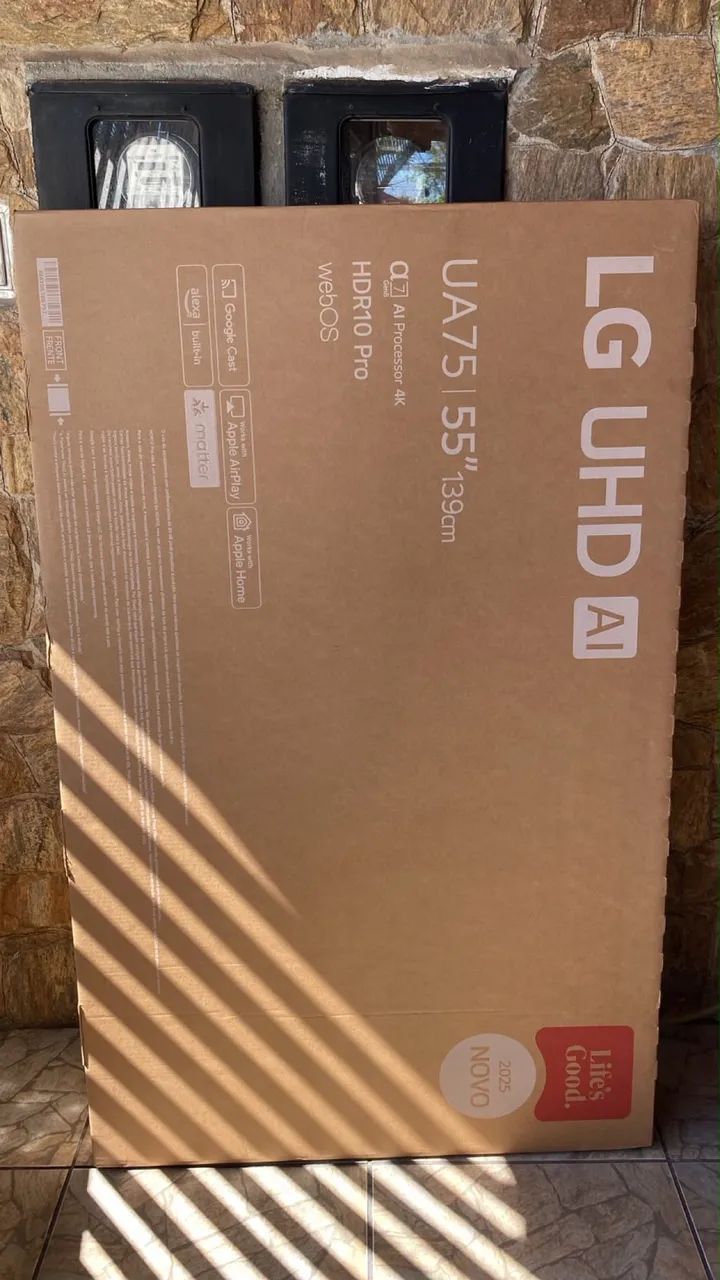 TV LG 55 polegadas na caixa nova 