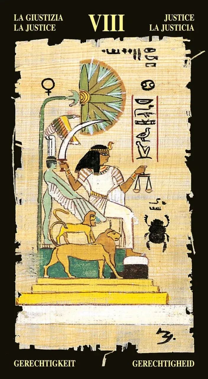 Egyptian Tarot Deck - Lo Scarabeo - Foto 4
