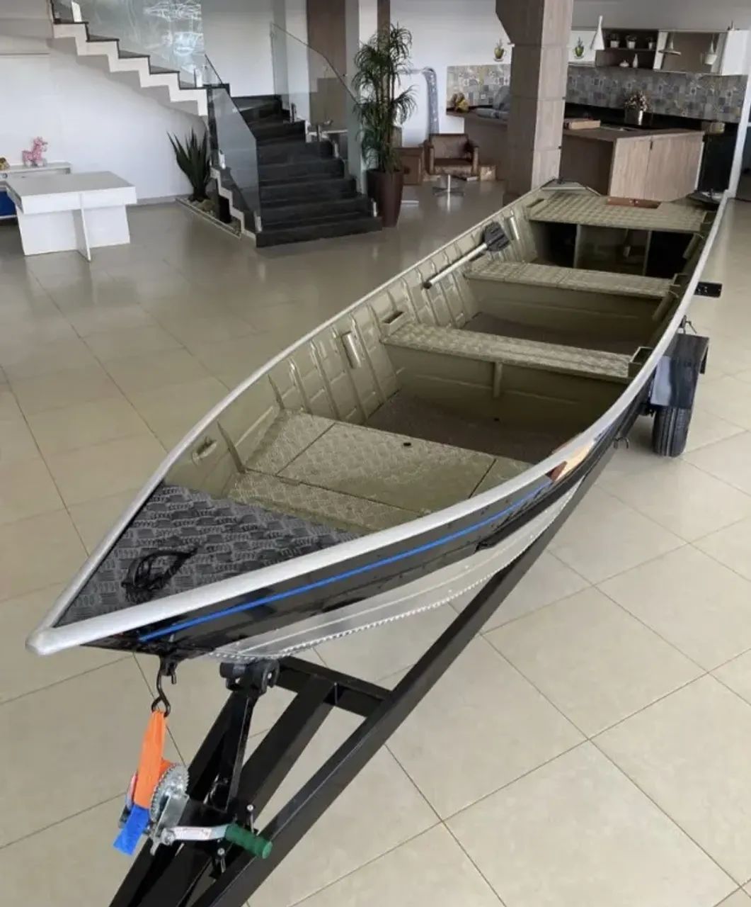 BARCO DE ALUMINIO 6 METROS BORDA ALTA ZERO PRONTA ENTREGA - Foto 2