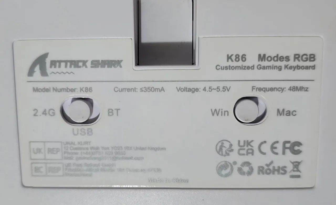 Teclado Gamer Attack Shark K86 - Foto 3