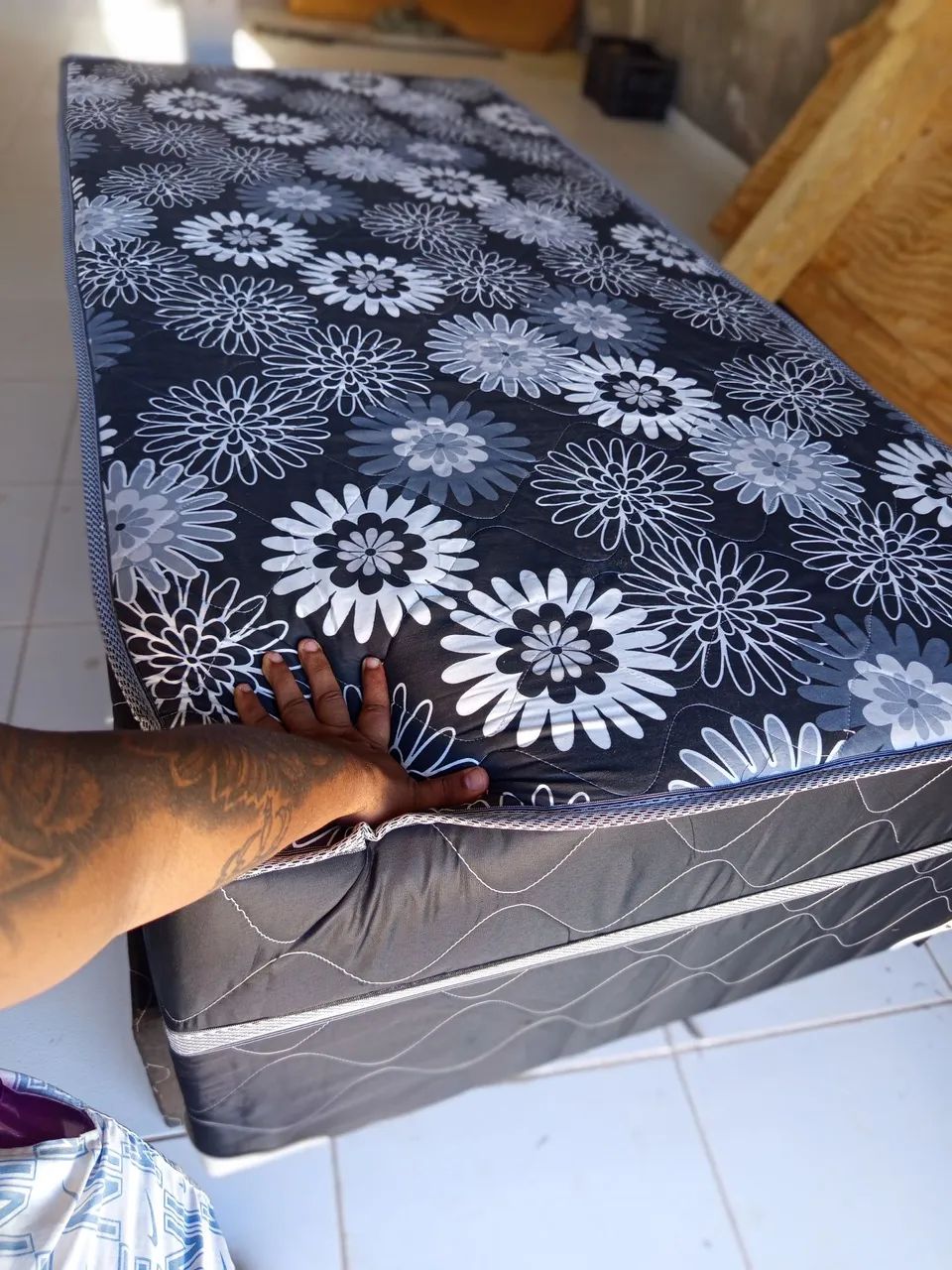 Cama box solteiro espuma d33 