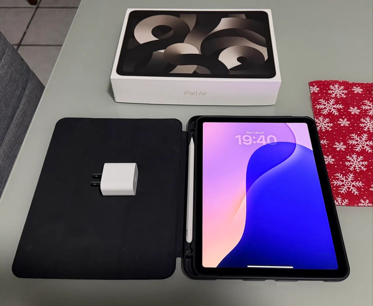 iPad Air 5ª Geração M1 64GB Estelar | Sem Marcas + Caixa - Foto 4
