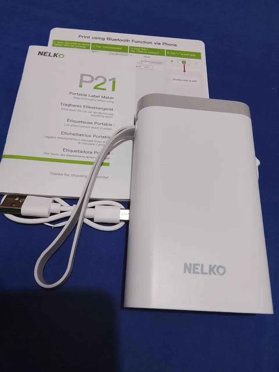 Mini impressora para fazer etiqueta personalizada  - Foto 4