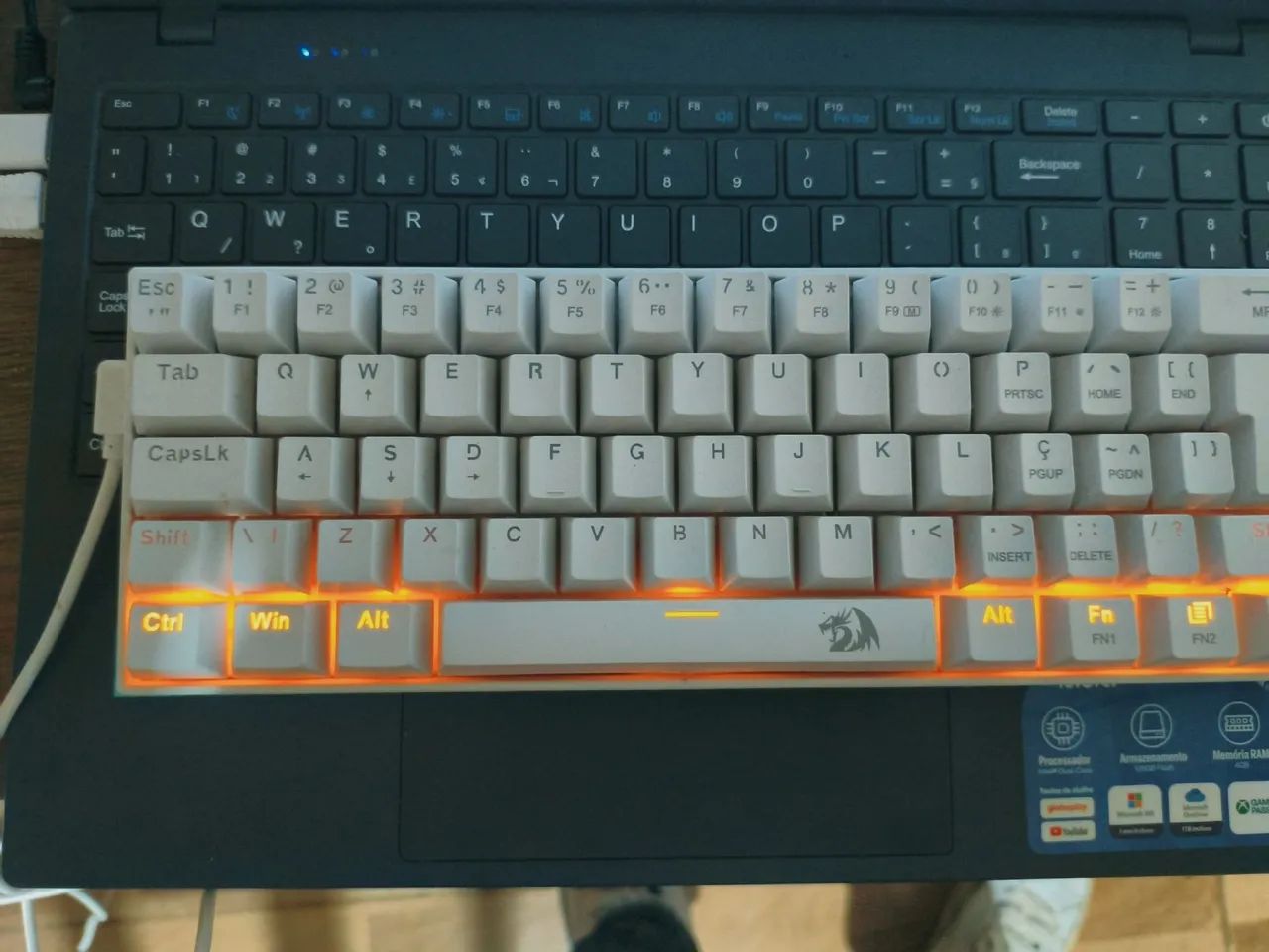 Kit teclado e mouse dragon  - Foto 5