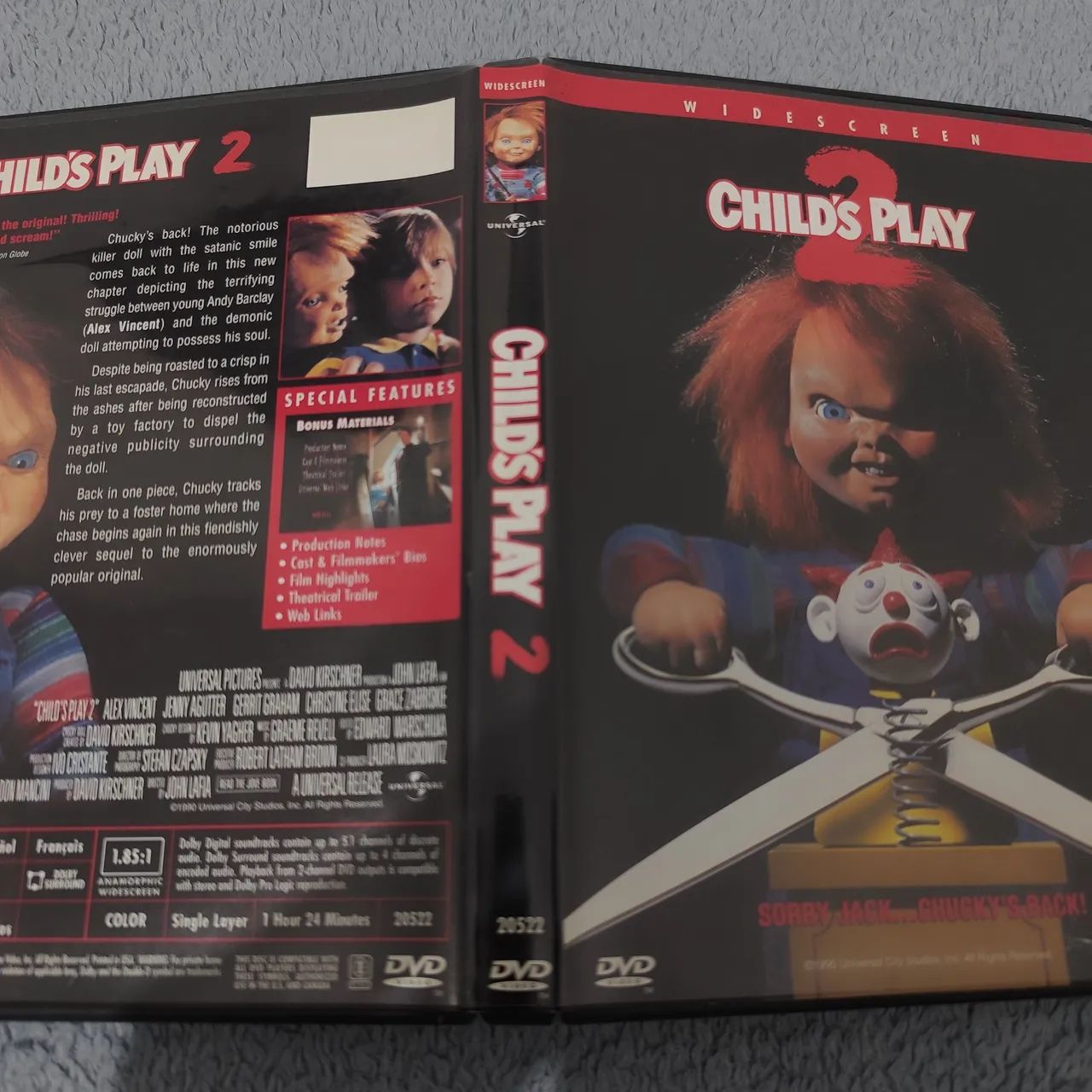 DVD Brinquedo Assassino 2 (Importado) - Original - Foto 4