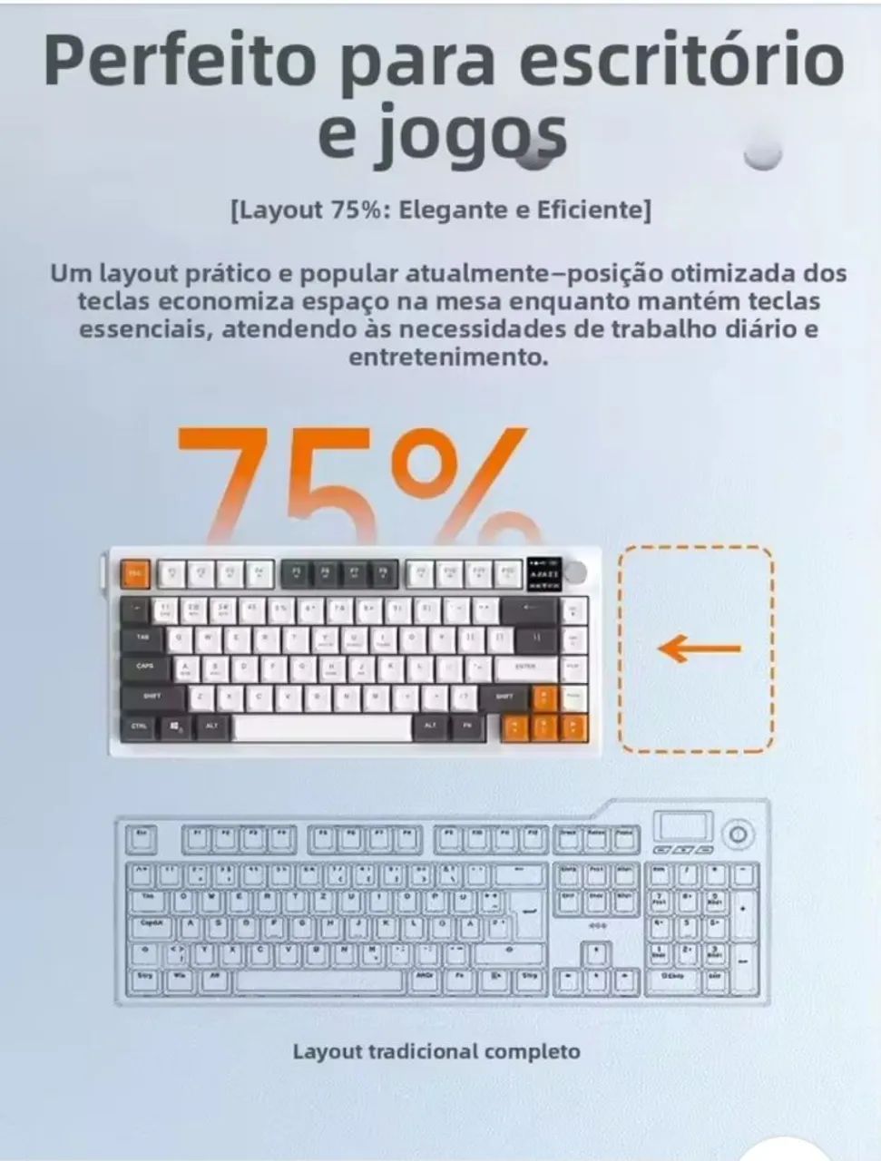 Teclado Pc jazz af82 - Foto 3