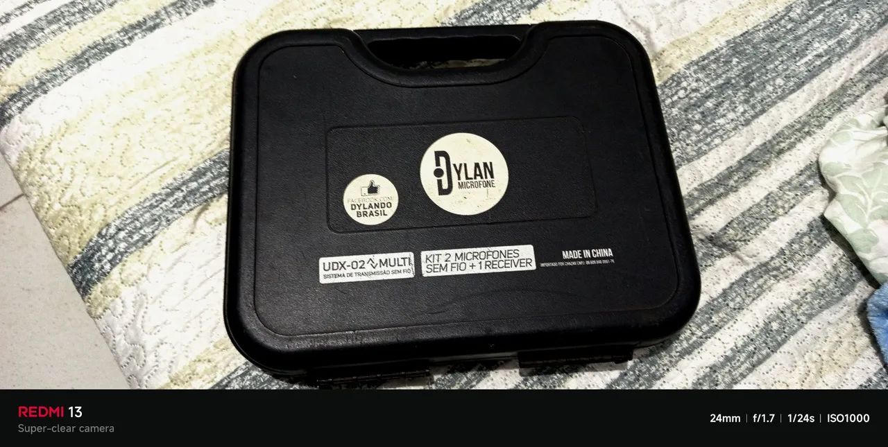MICROFONE DYLAN UDX-02 MULTI bem conservado - Foto 3