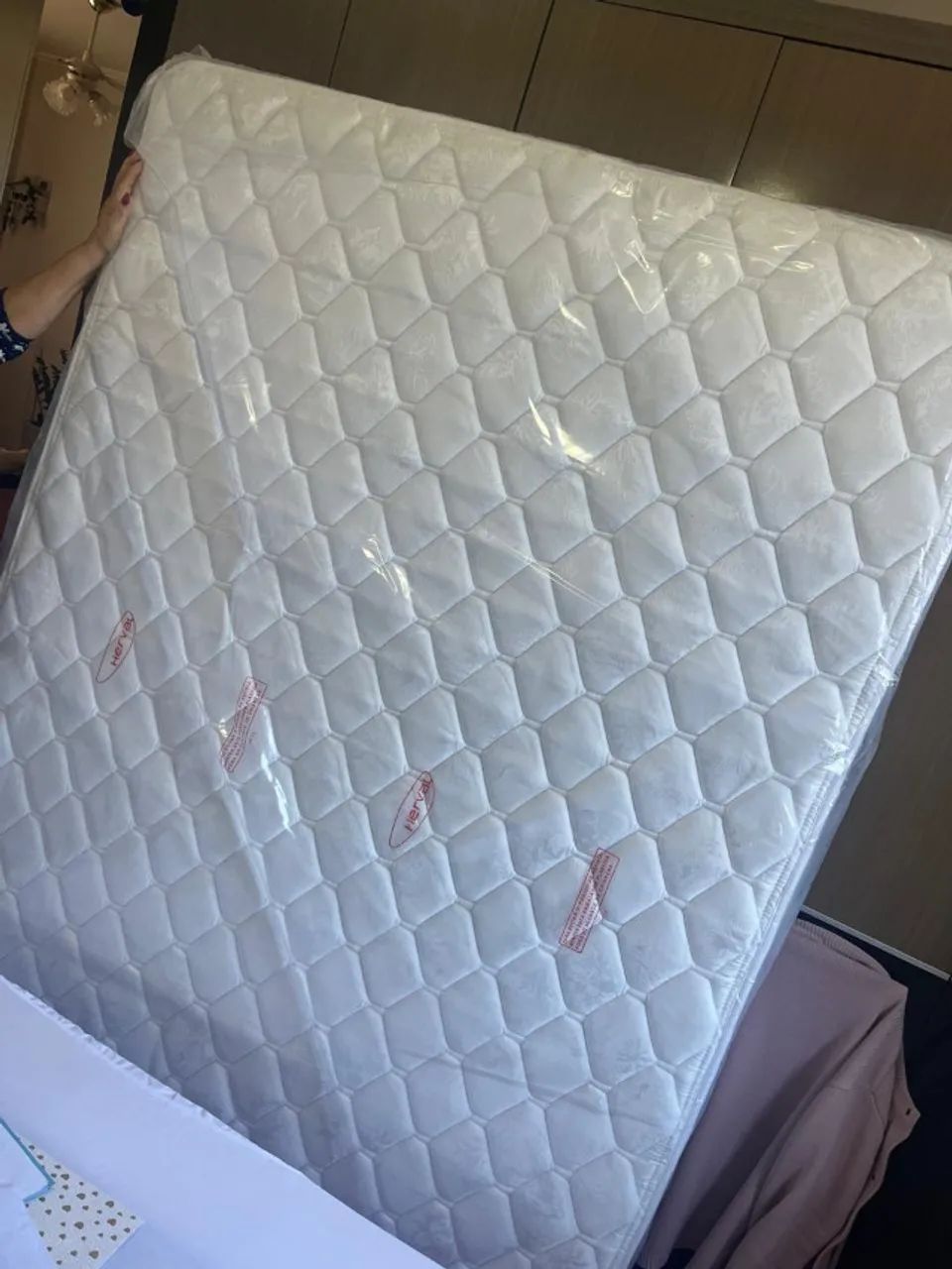 Colchão Casal Espuma Herval Ortopédico novíssimo 