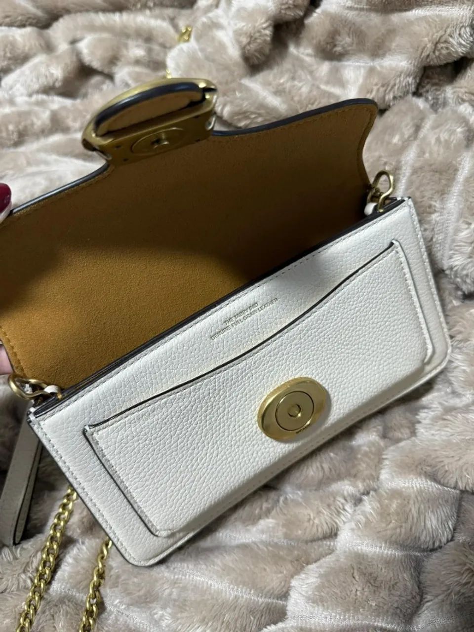 Bolsa Coach Tabby Off-White - Foto 2