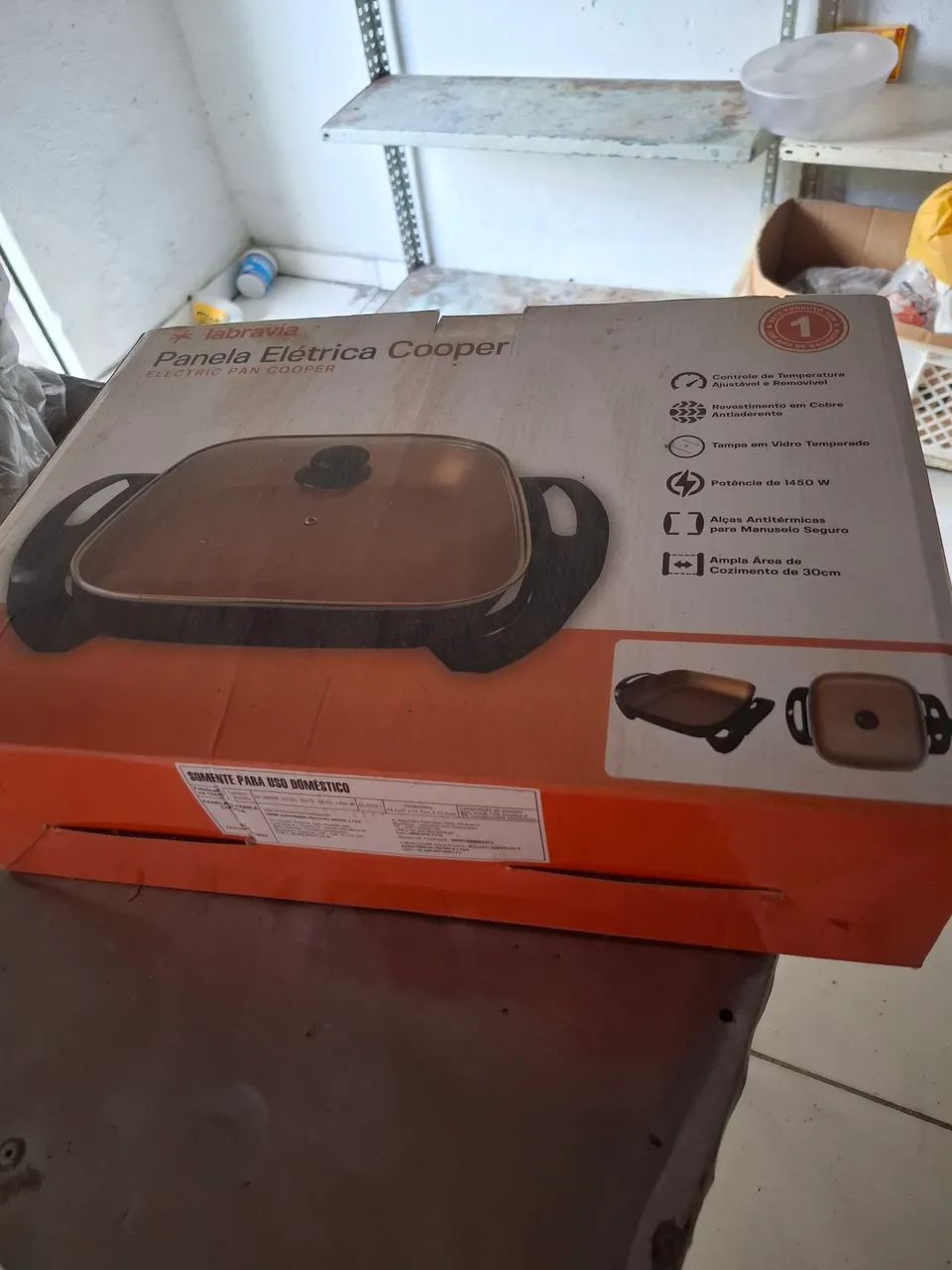 Vendo panela eletrica ,nova na caixa prá desapegar 