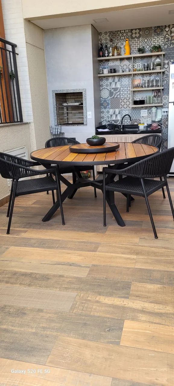 Mesa externa de jardim Fibrartes  - Foto 3