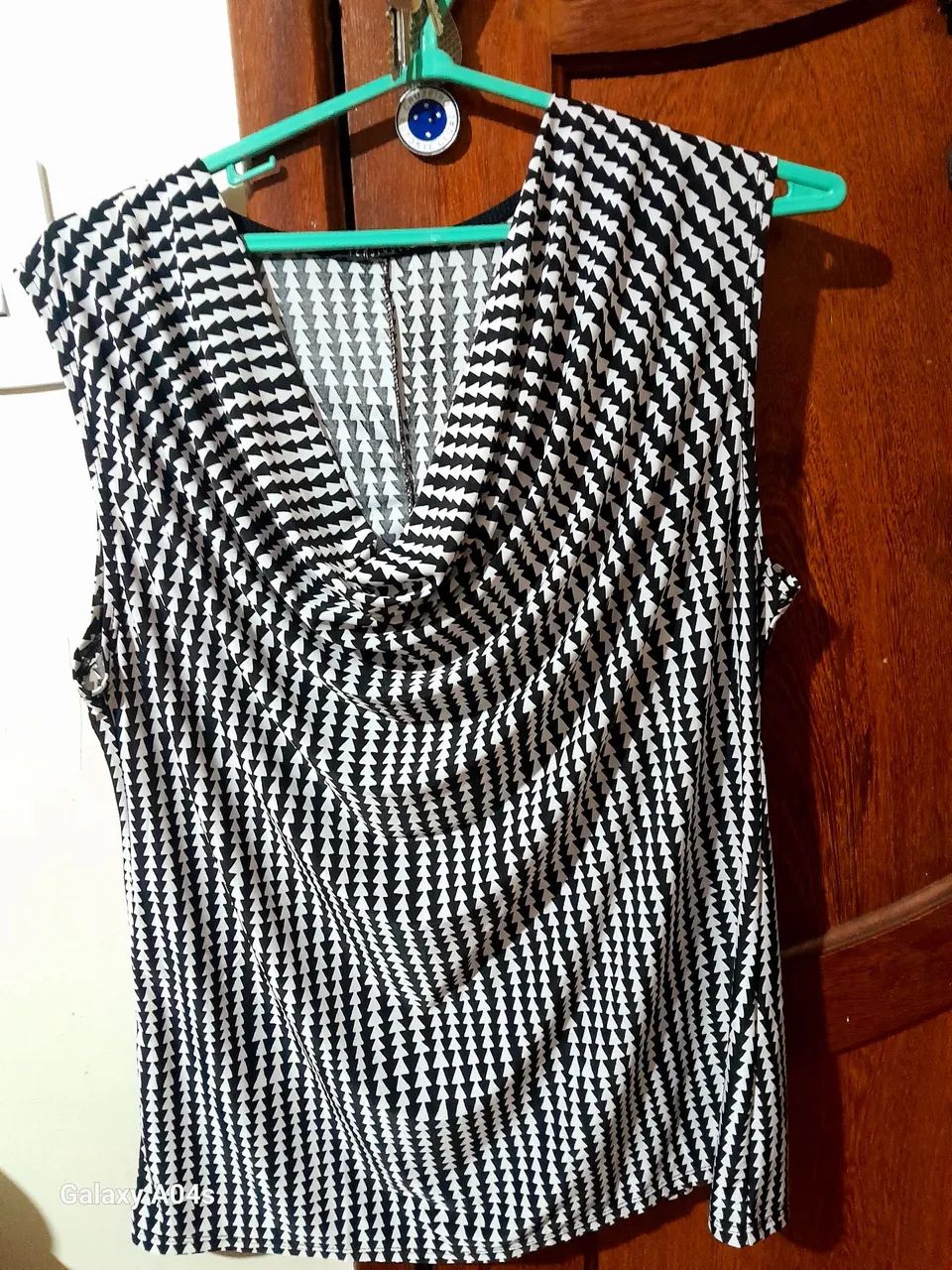 Blusa vintage geométrica - Foto 3