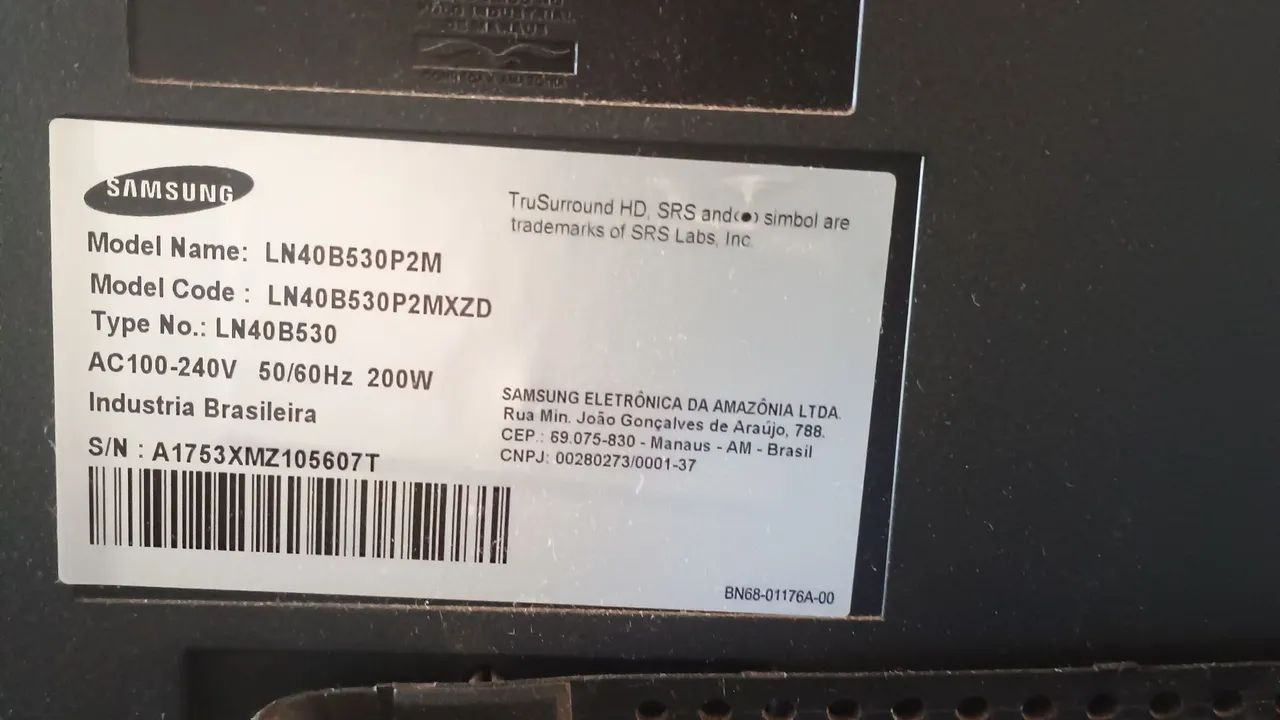 Tv Samsung com defeito  - Foto 4
