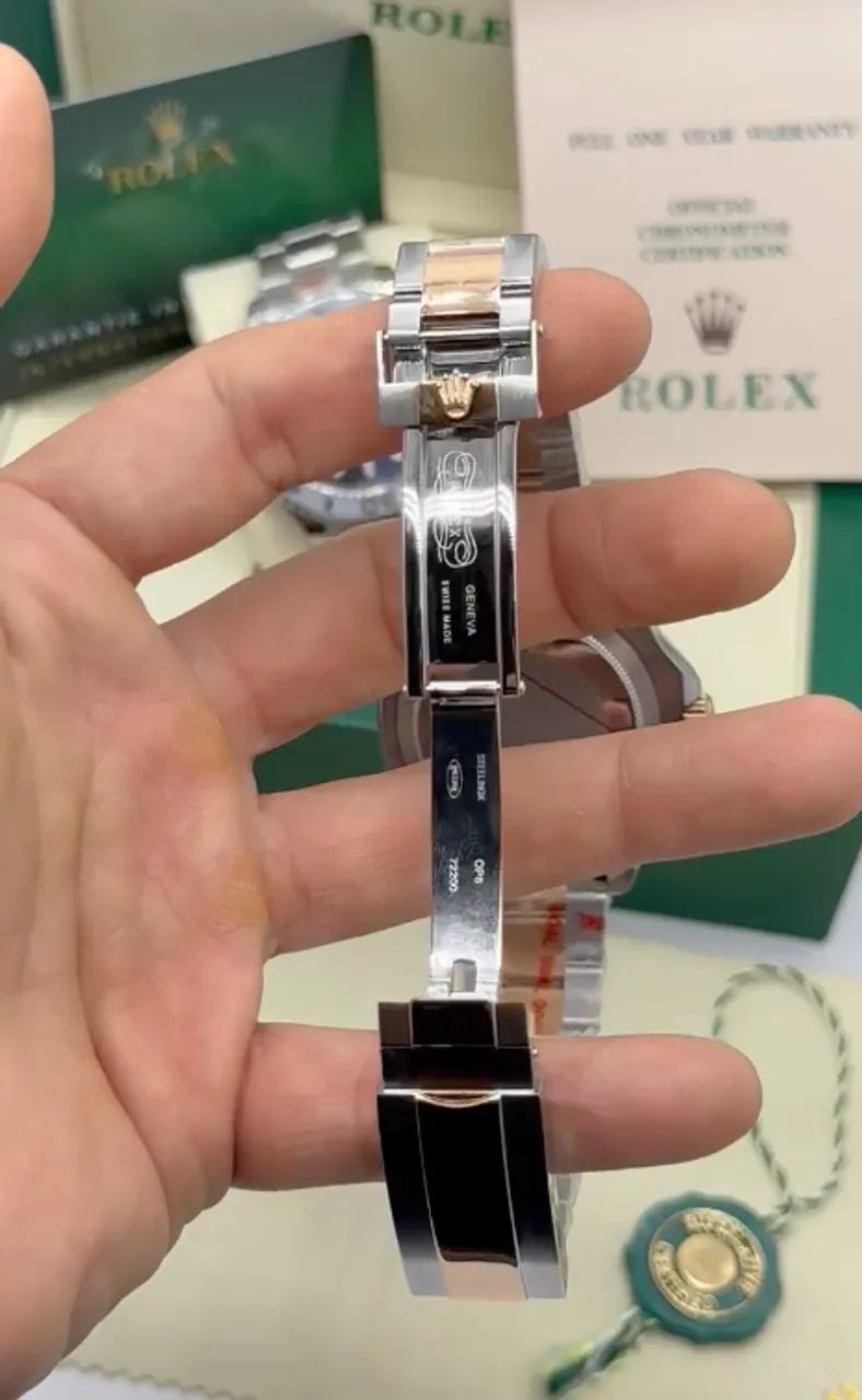 Relógio Rolex 40mm Automático Vidro Safira - Foto 4