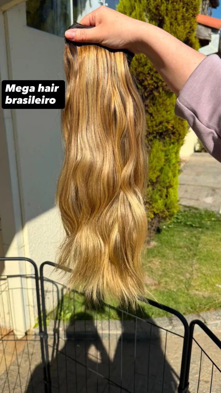 Mega hair brasileiro premium 121 gramas 