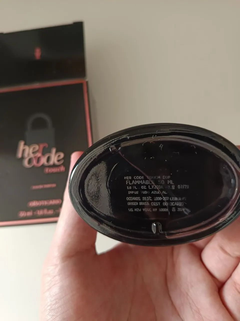 Her Code Touch EDP 50ml + Creme Corporal Cuide-se Bem Deleite Chocolatudo de 200ml - Foto 2