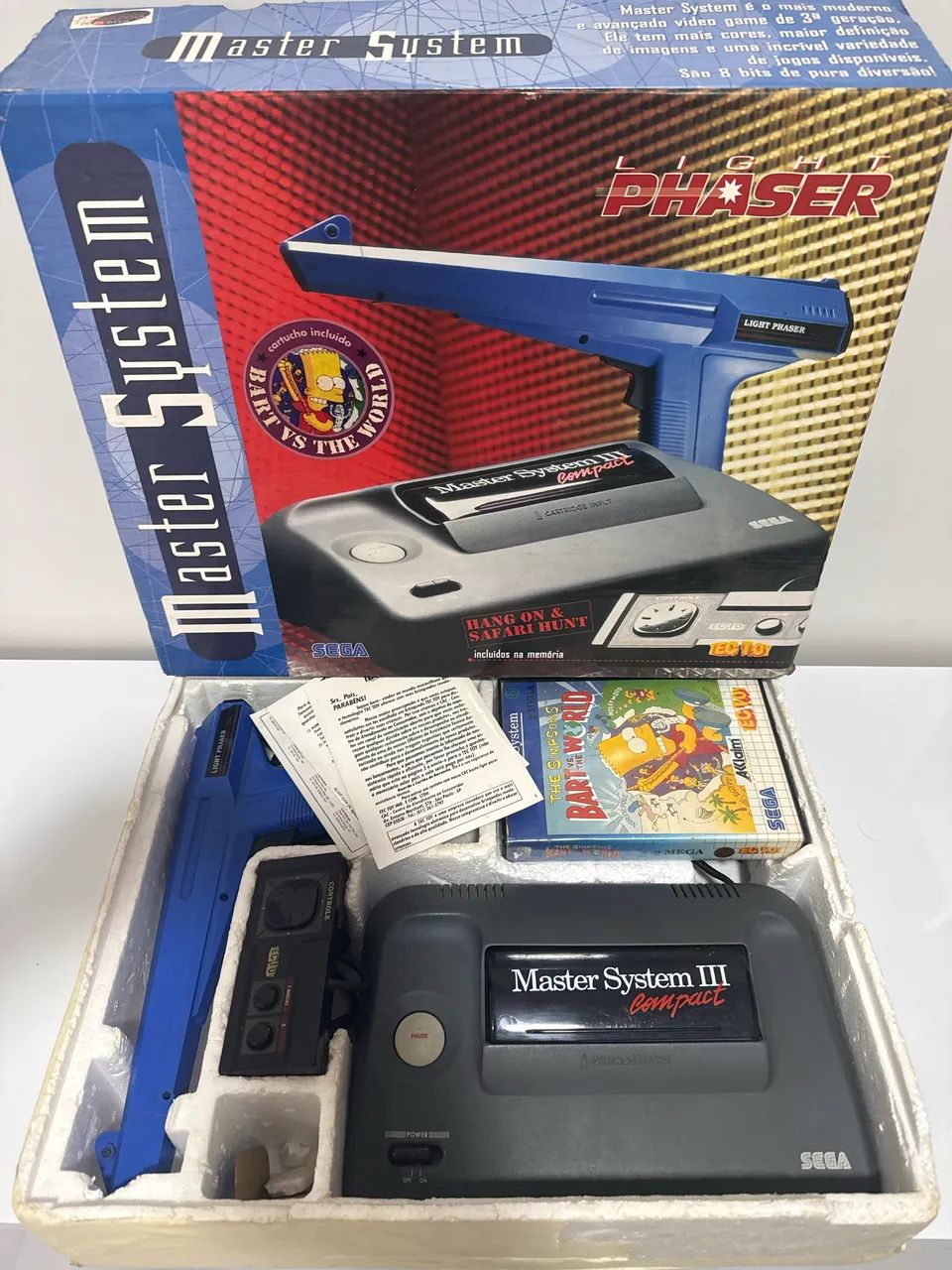 Raríssimo Master System Phaser 