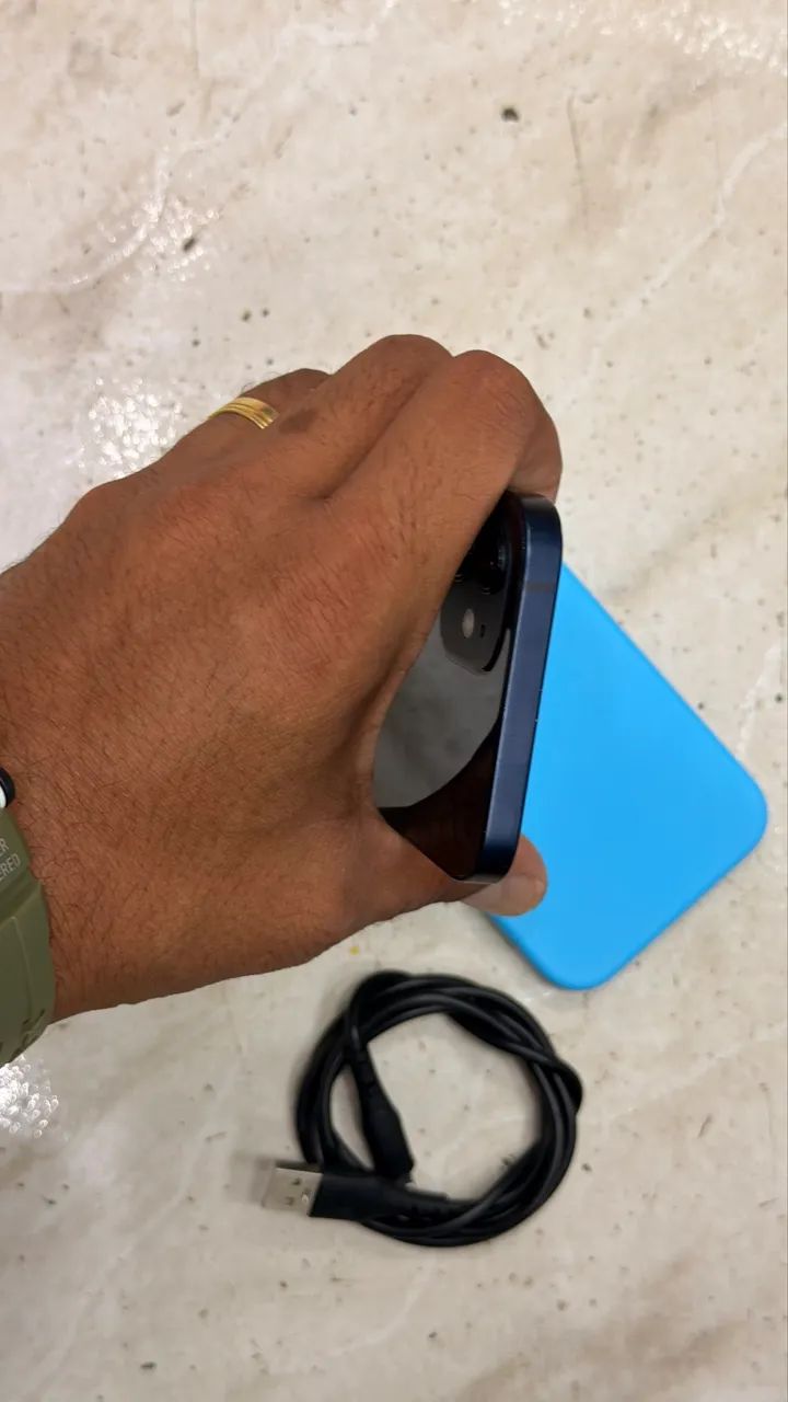 iPhone 12 azul todo original  - Foto 5