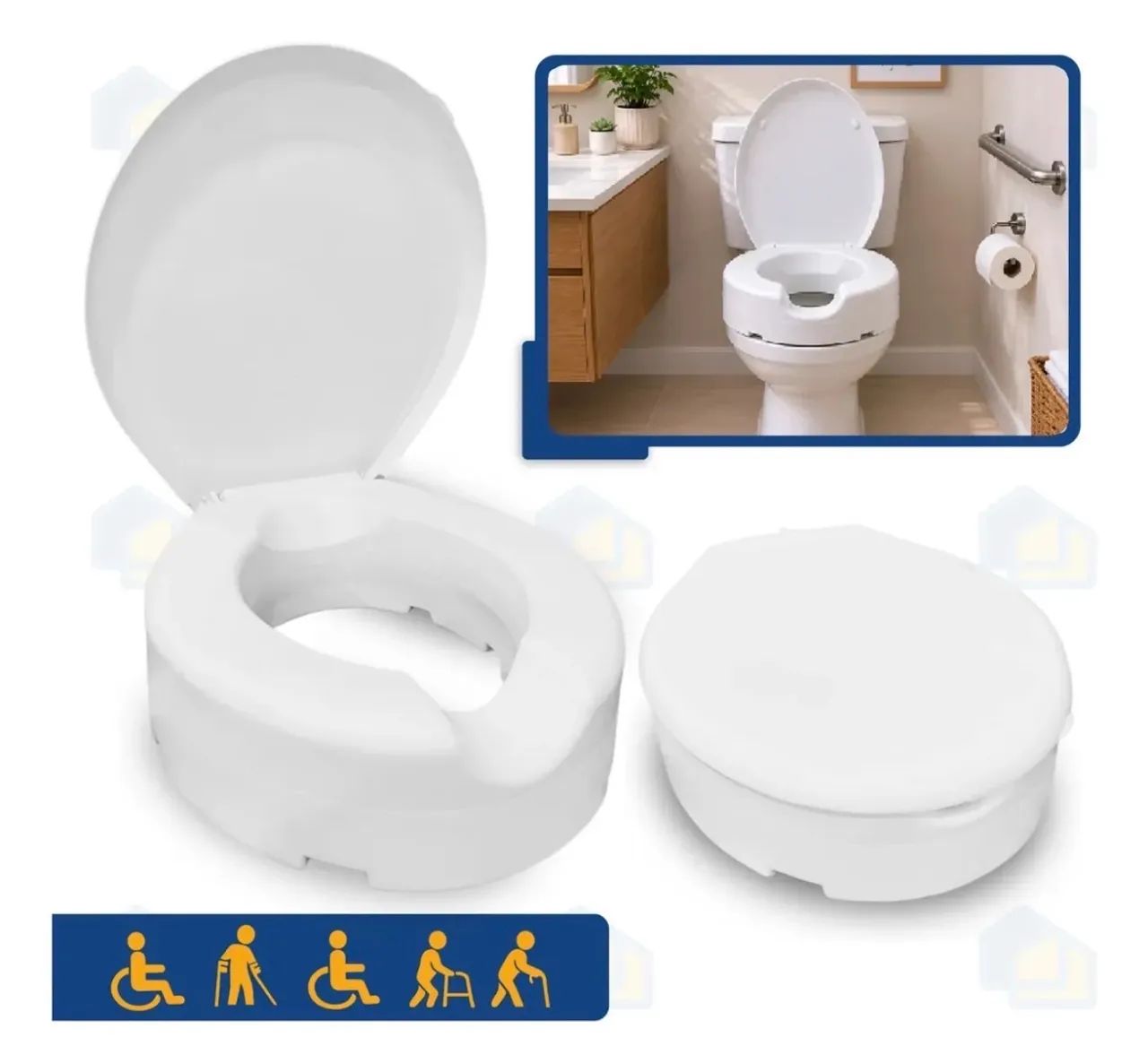 Acento elevado vaso sanitário 