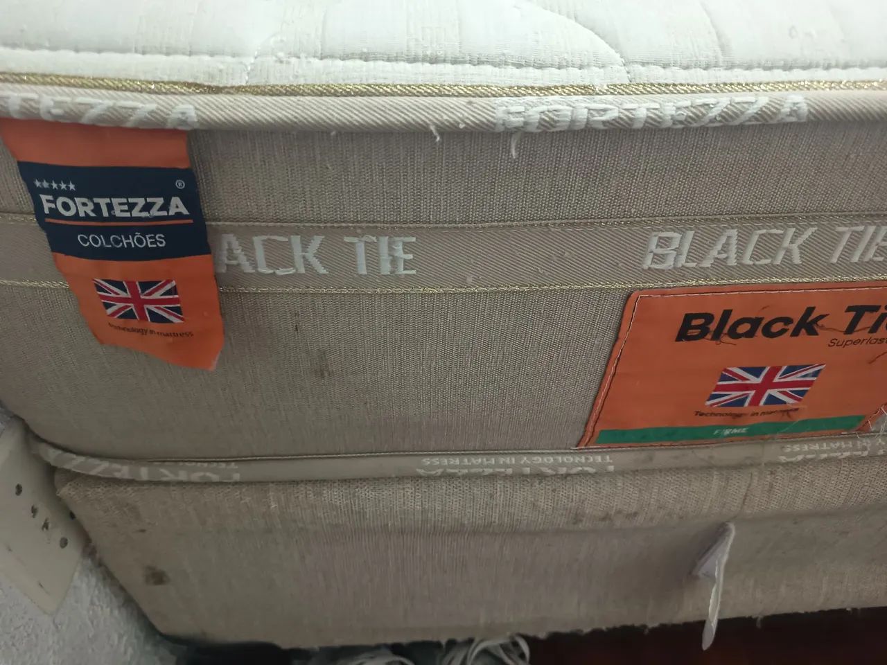 CAMA BOX SOLTEIRO + COLCHÃO FORTEZZA BLACK TIE - Foto 2
