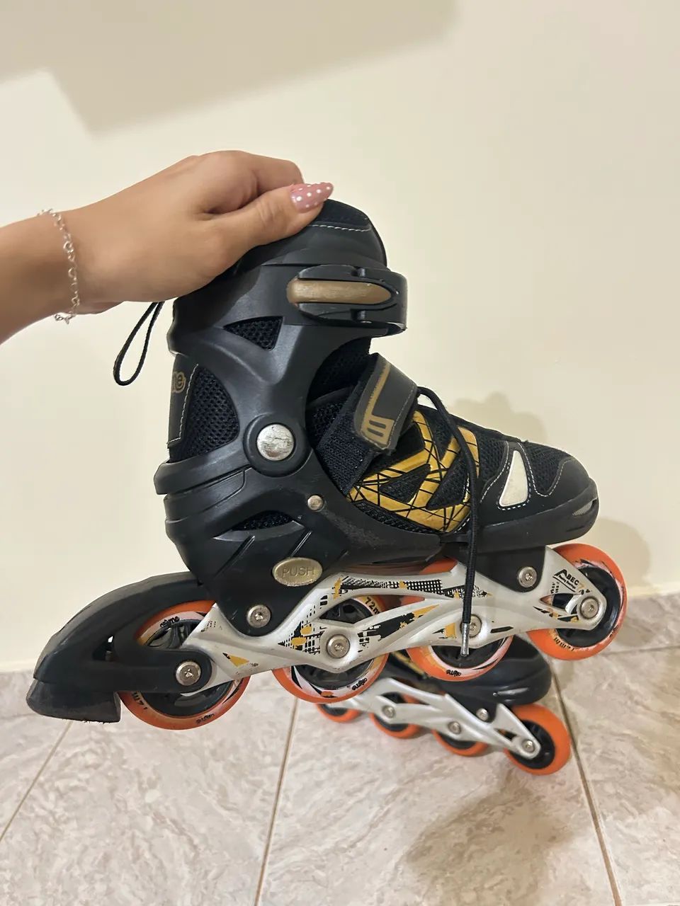 PATINS INLINE CRÈME - Foto 5