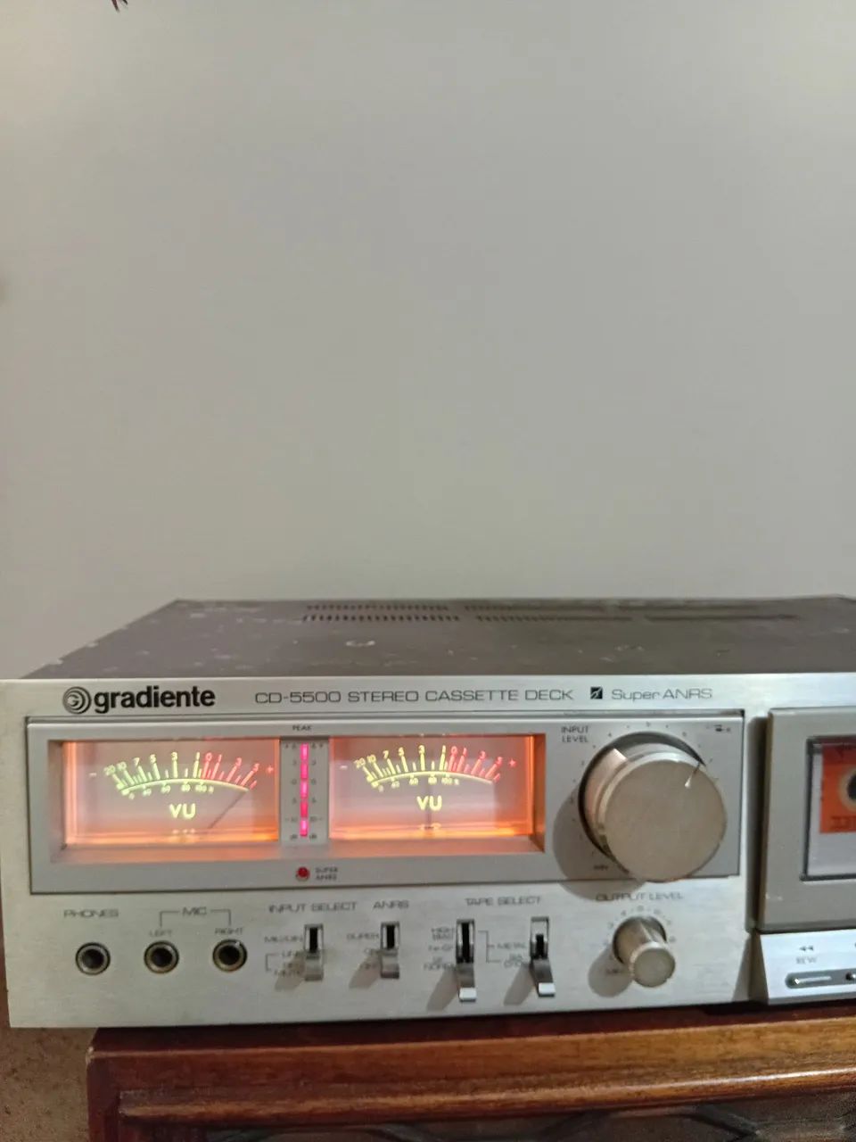 Tape deck gradiente cd5500 vu colorido - Foto 4