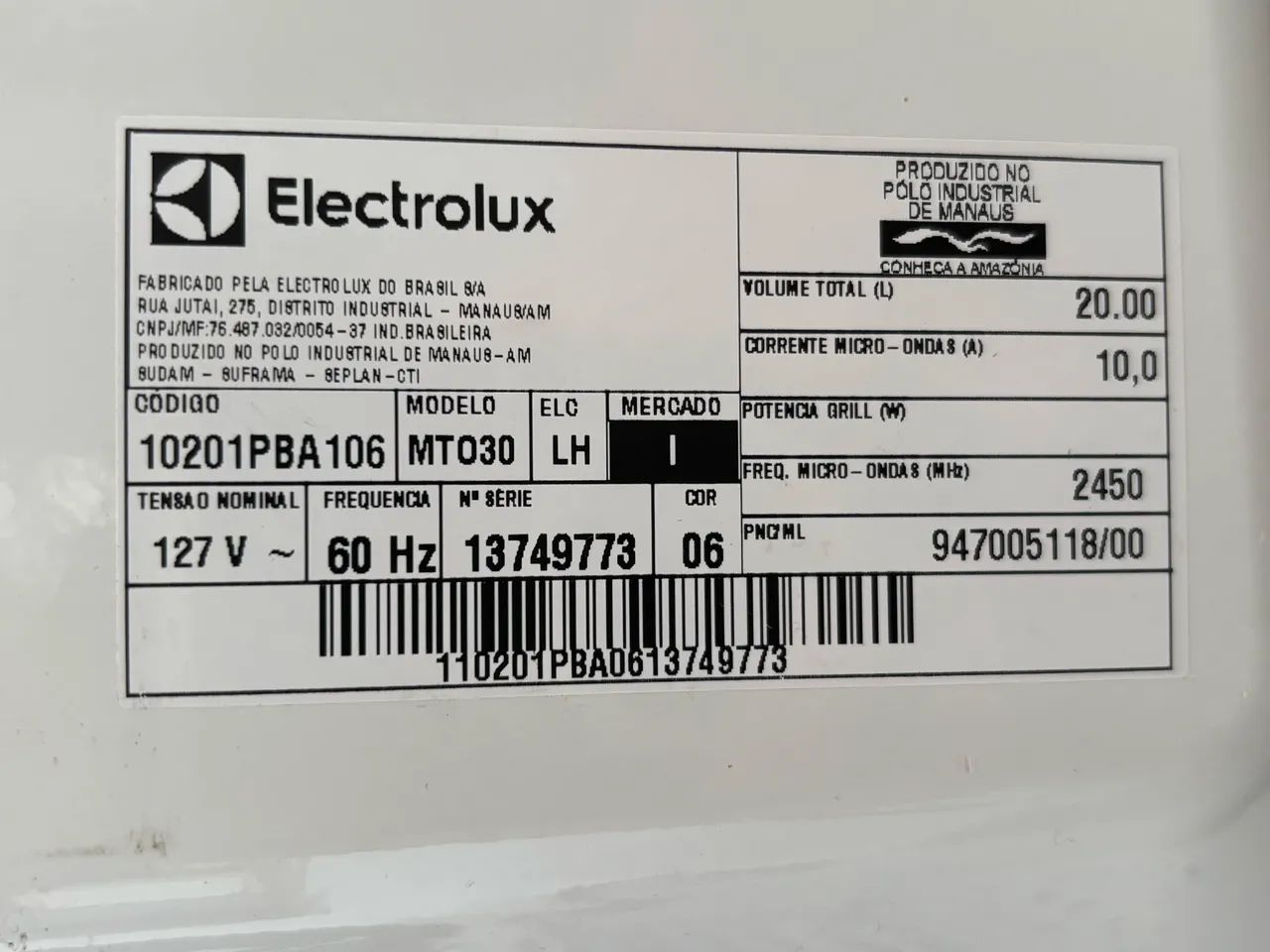 Microondas Electrolux MTO30 - Foto 3