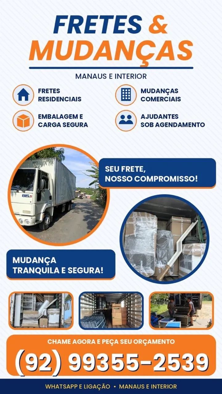 FRETE PARA MANAUS E INTERIOR  - Foto 2
