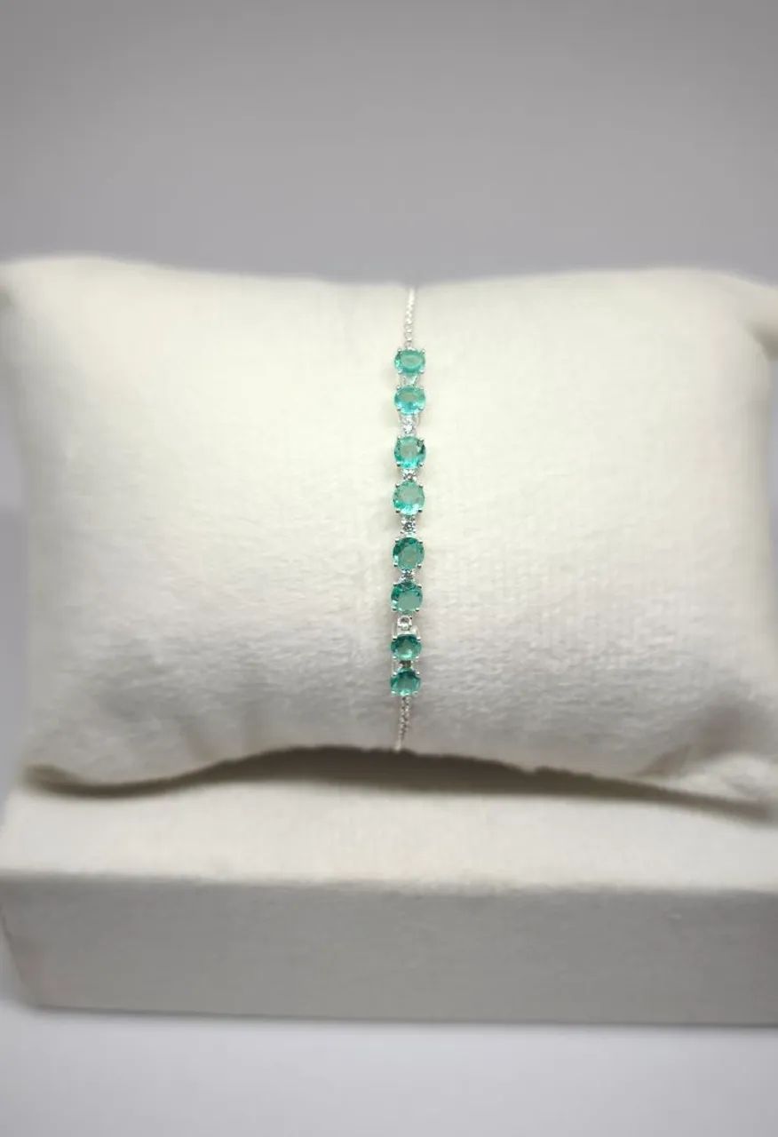 Pulseira de pedra  Prata 925 - Foto 3