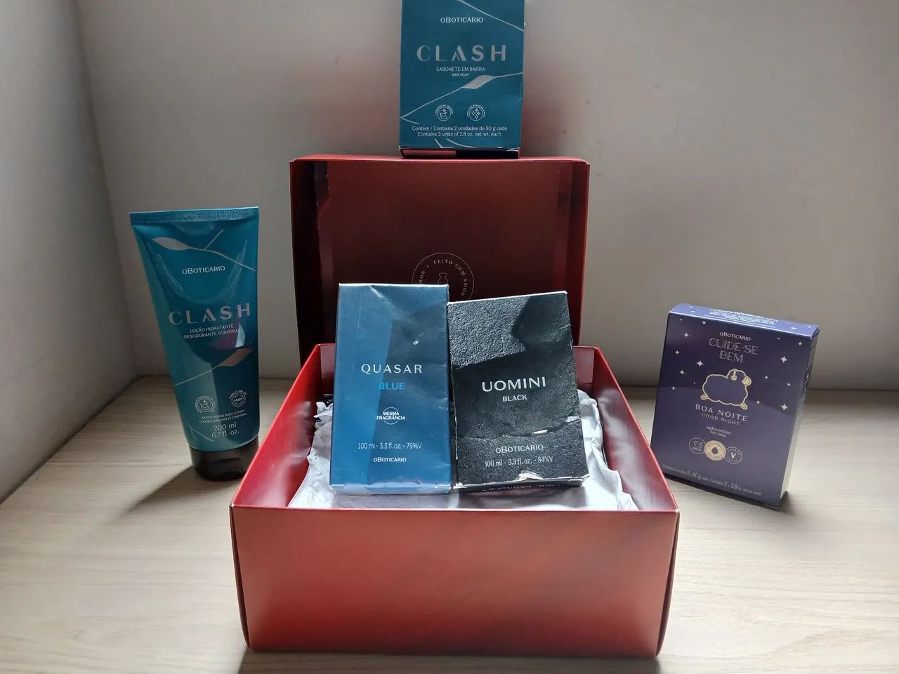 Combo Masculino Premium com Perfumes e Cuidados Pessoais