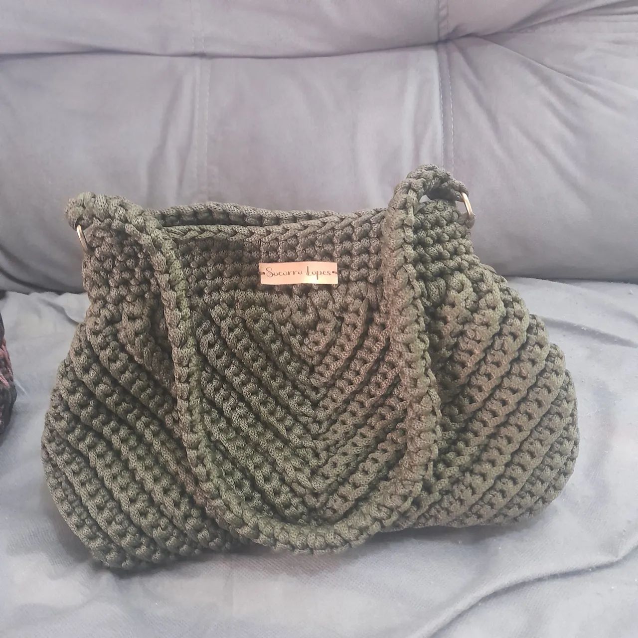 Bolsa de crochê  - Foto 4