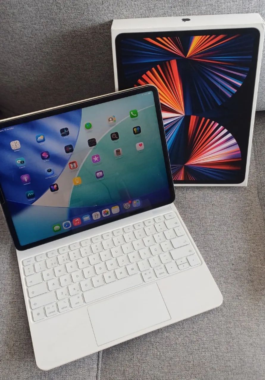iPad Pro 12.9 M1 Com Acessórios Troco