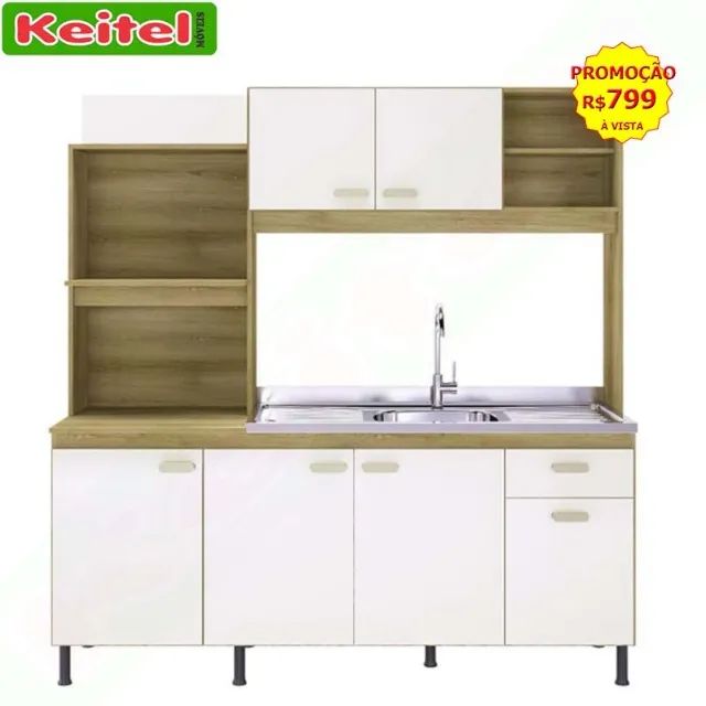 kit Cozinha Compacta Sevilha