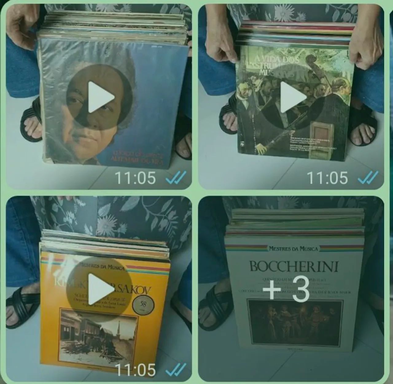 COLEÇÃO DE VINIS - 8 REAIS CADA VINIL 