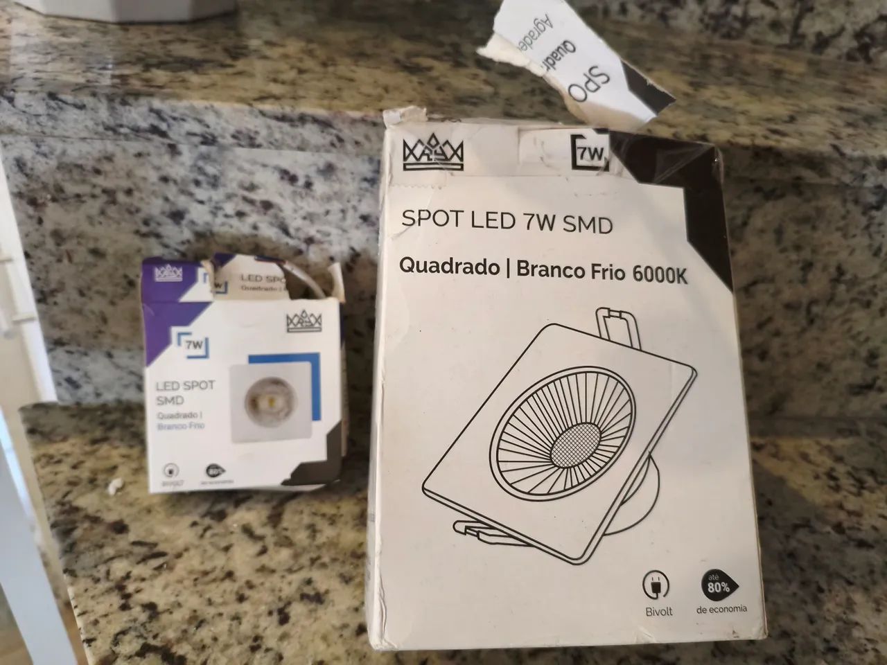 16 Spot Led 7w 