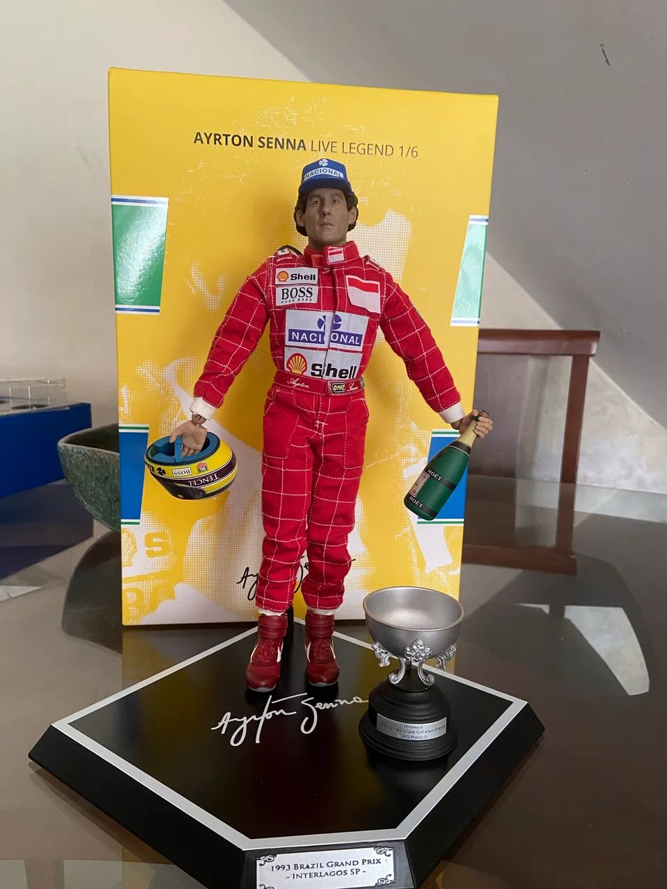 Ayrton Senna Scale 1/6 Live Legend Iron Studios Regular - Foto 5