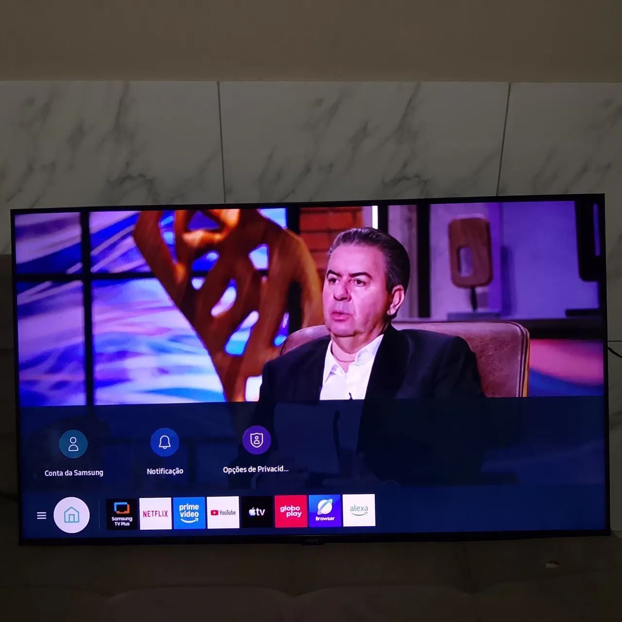 Smart Samsung 4k 50 polegadas compatível com Alexa bluetooth comando de voz e jogos  - Foto 3