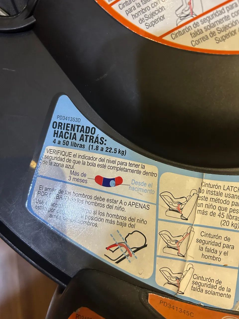 Cadeirinha infantil GRACO carro importada de 0 a 6 anos/0 a 22,5kg - Foto 5