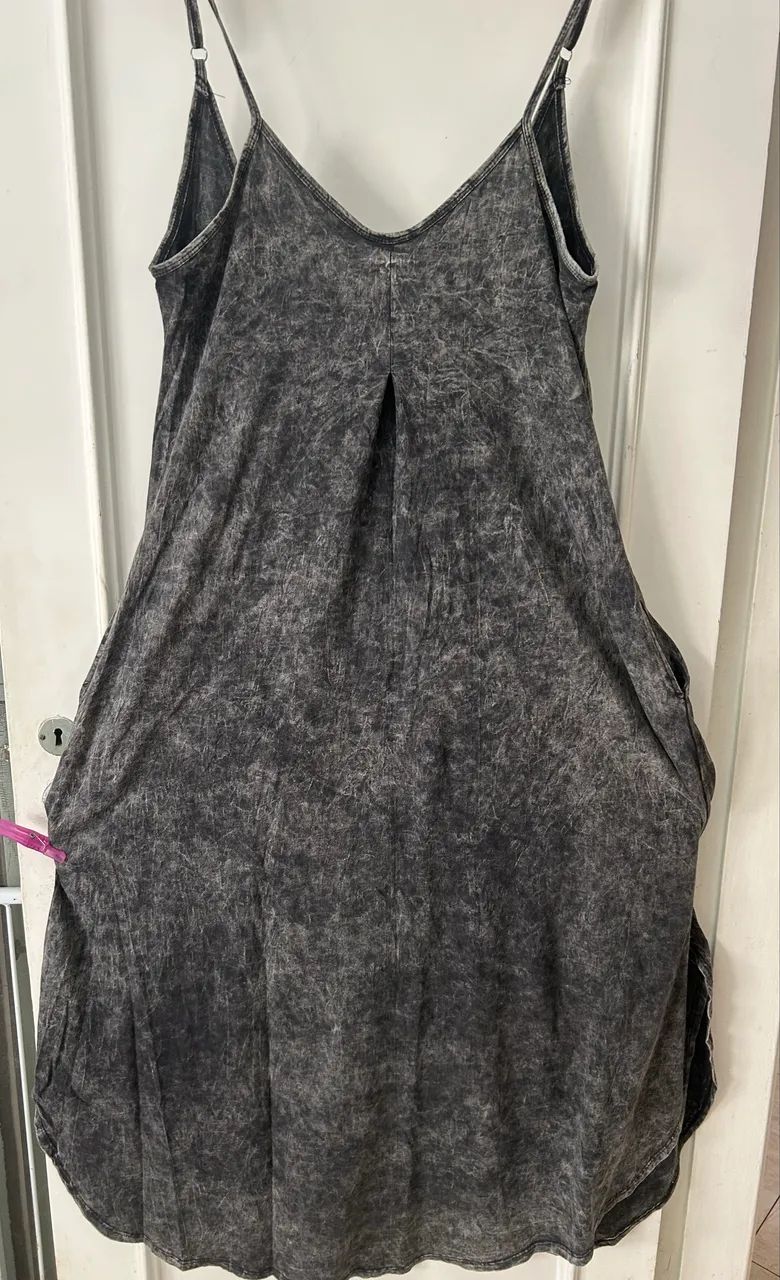 Vestido 100% algodão estonado plus size 