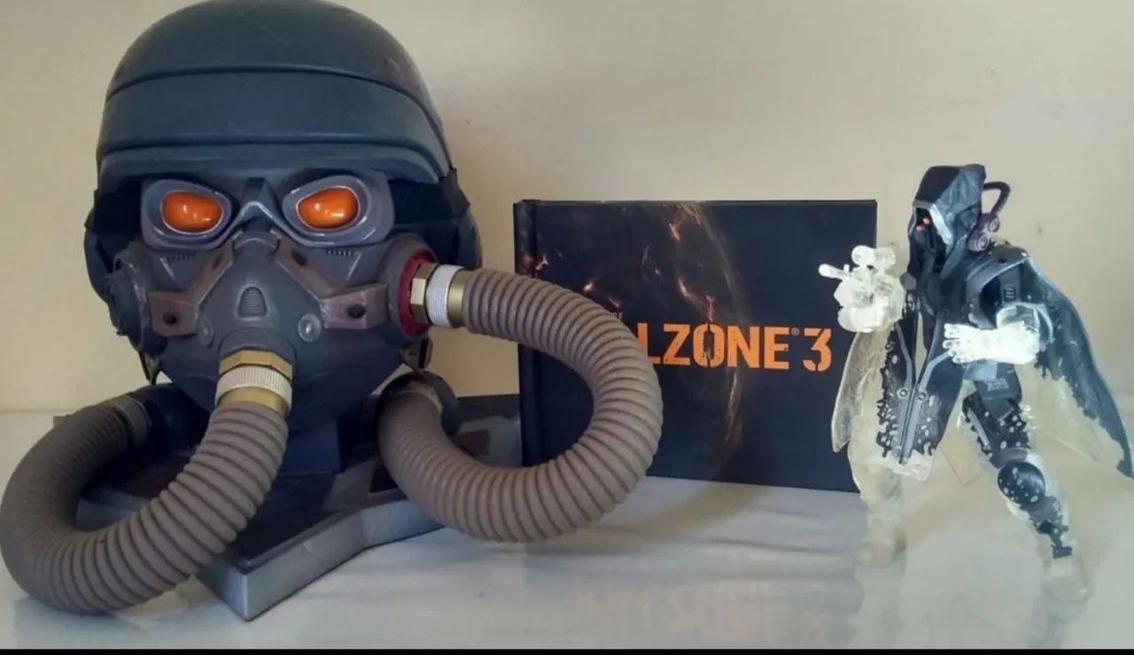 Killzone 3 Edição de Colecionador Capacete/Figure/ArtBook/Game - Troco/vendo - Foto 4