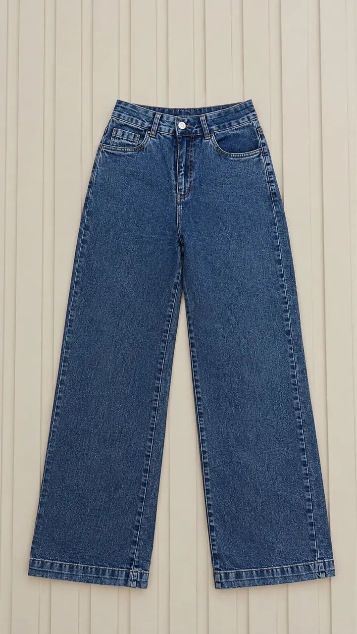 Calça Jeans Wide Leg Sawary - Tam. 36