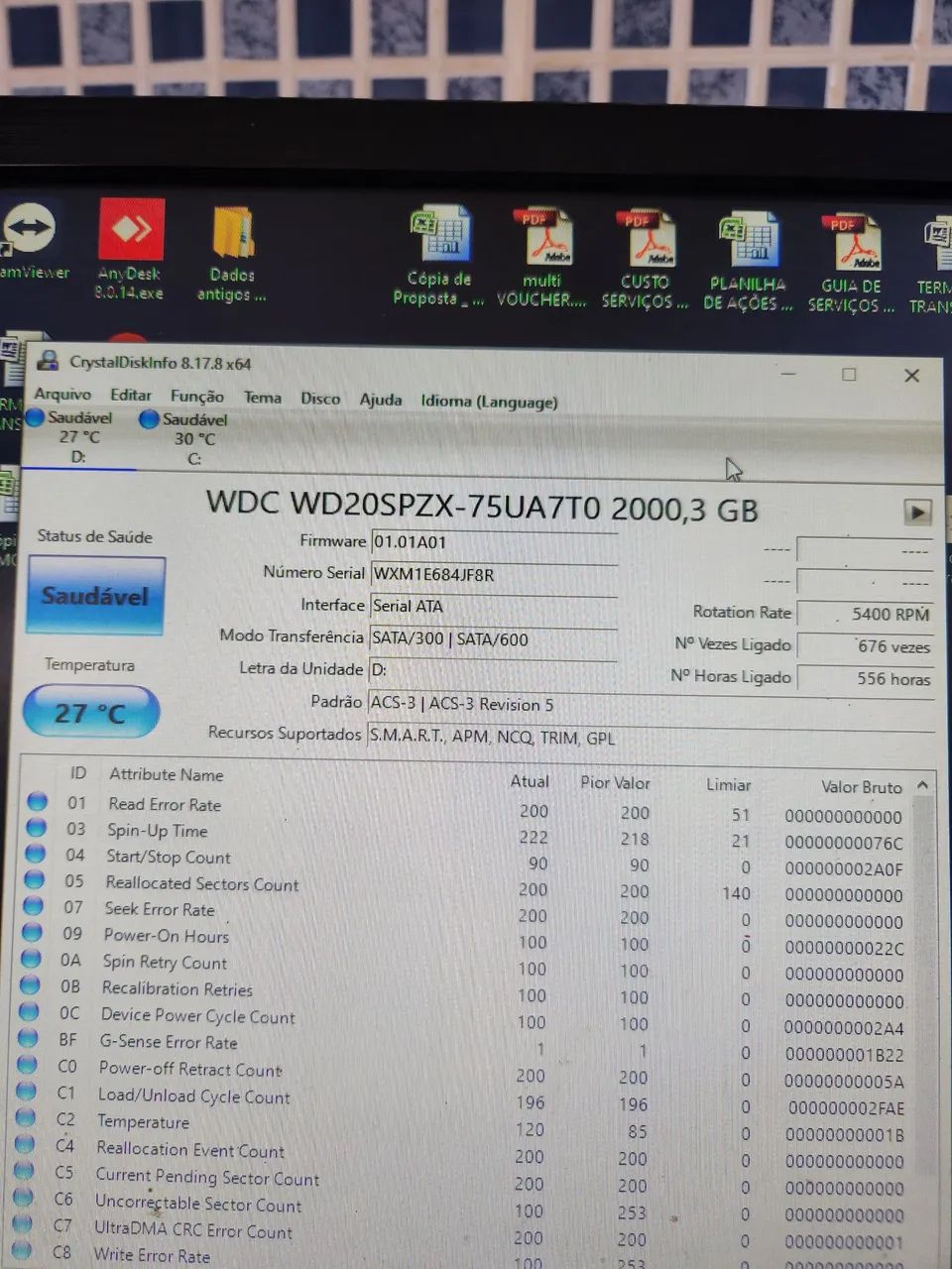 HD 2 TB de note com retirada no local  - Foto 3