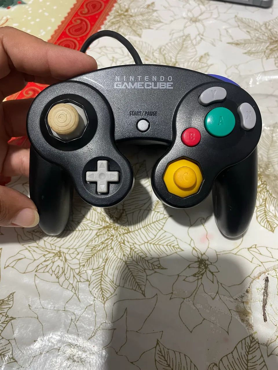 Controle original game cube preto