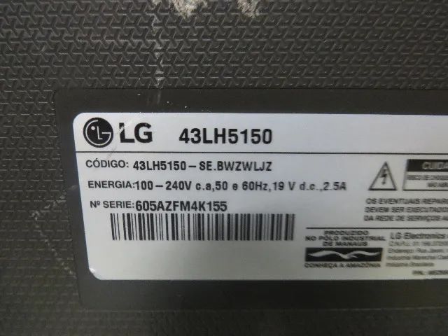 TVLG 43HL5150 DEFEITO TELA. - Foto 5
