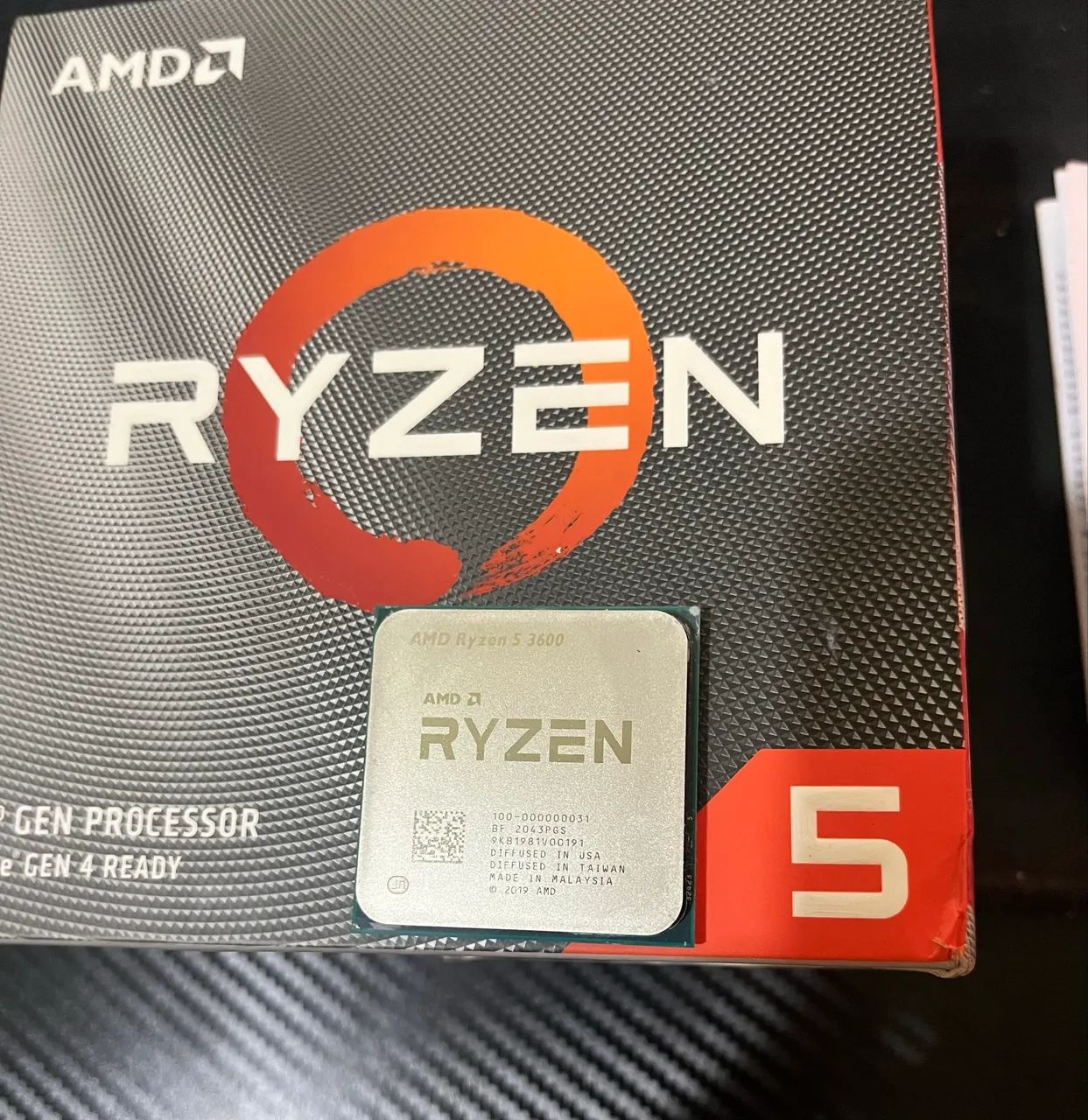 Processador Ryzen 5 3600 na caixa original - Foto 5
