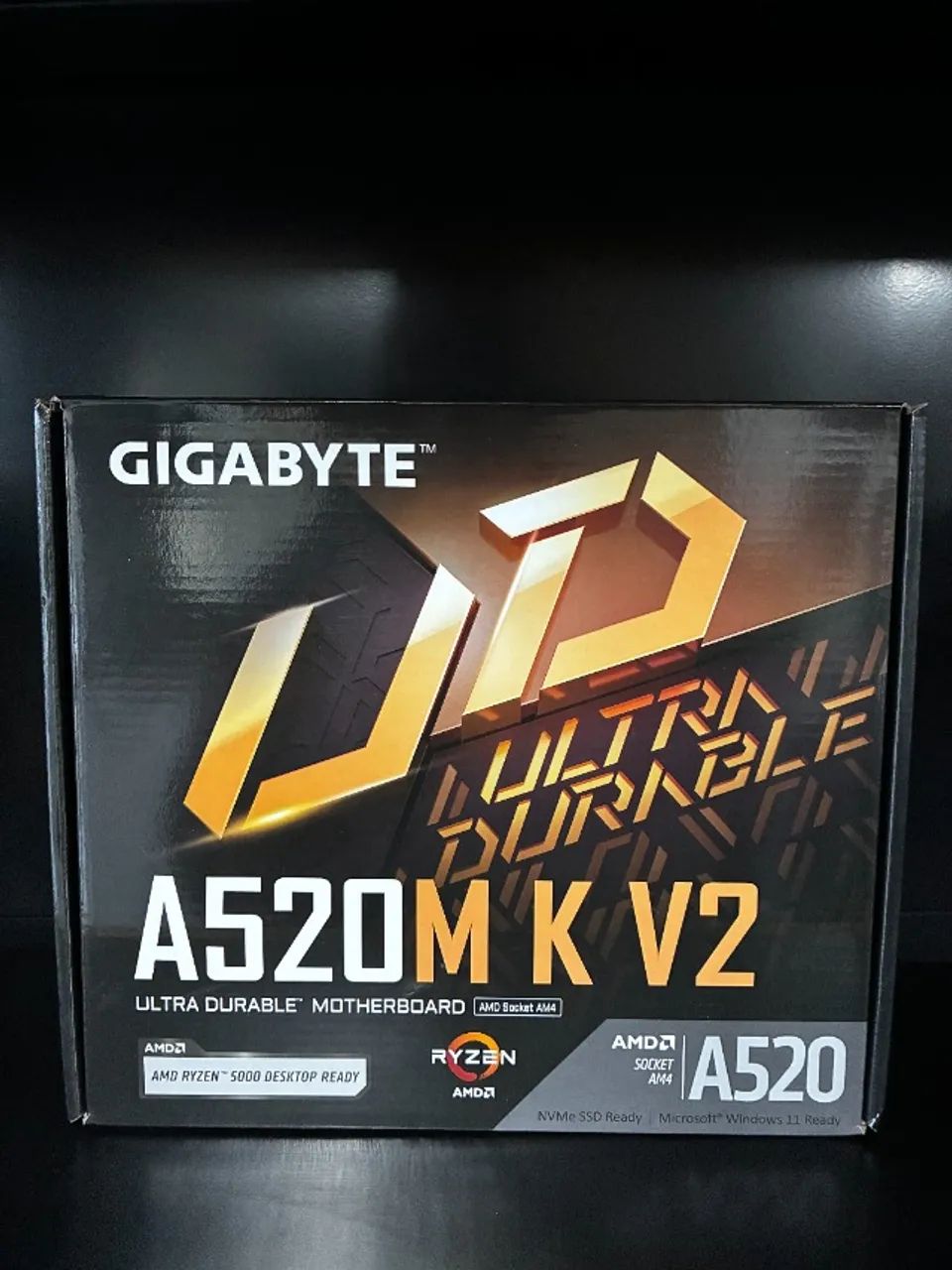 Placa Mãe AM4 Gigabyte A520 - Lacrada