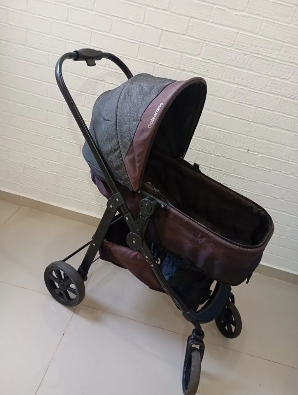 Carrinho de Bebê Galzerano - Usado - Foto 3